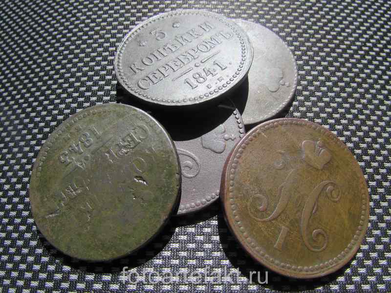 медные монеты 3 копейки николай первый